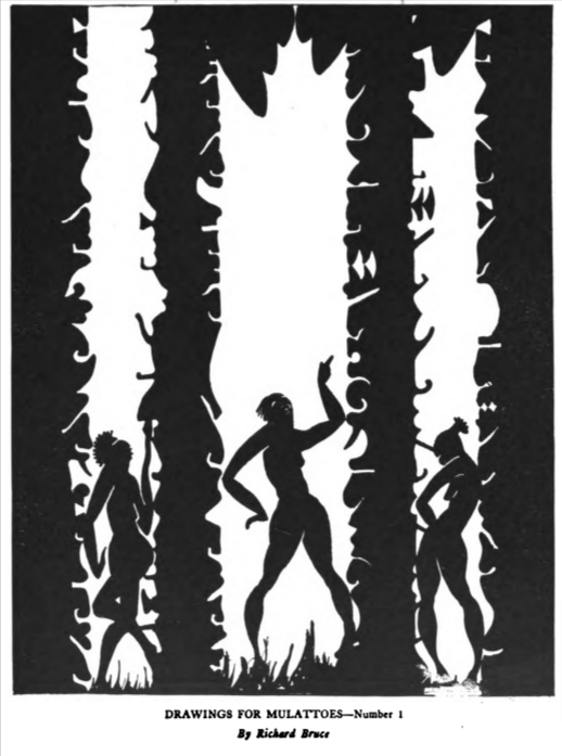 Richard Bruce Nugent-Drawings for Mulattoes 1 (Ebony and Topaz)
